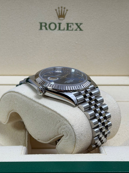 Rolex Datejust 41 126334 Azzurroblau / 2020 / Full Set / Top Zustand