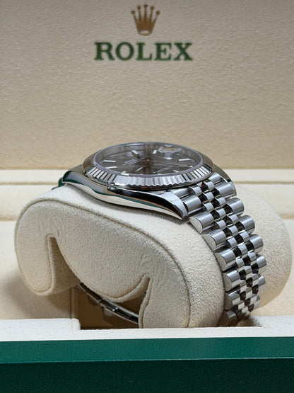 Rolex Datejust 41 126334 Rhodium / 2021 / Full Set / Top Zustand