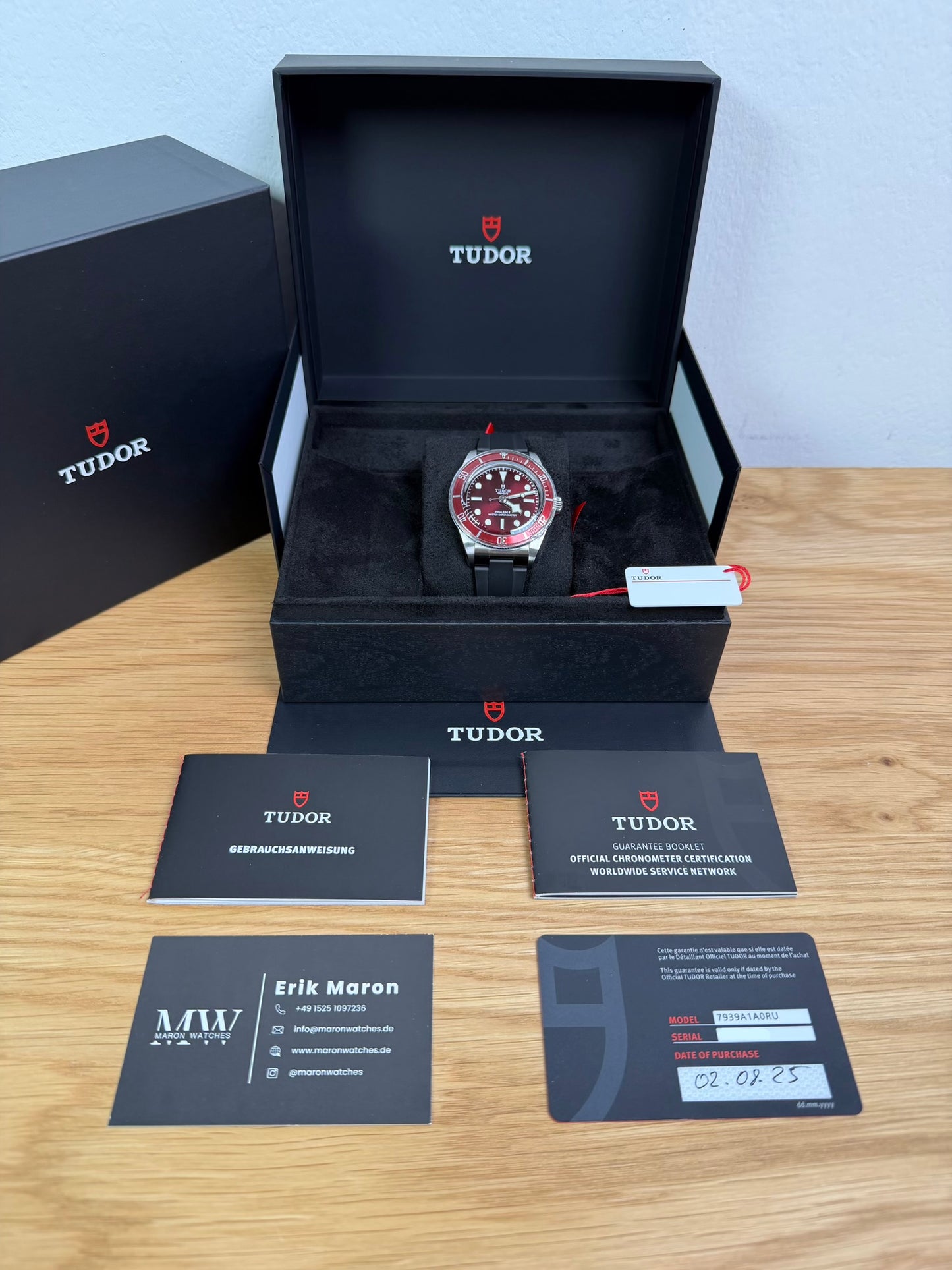 Tudor Black Bay 58 Bordeaux / 2025 / Full Set / Neuwertig