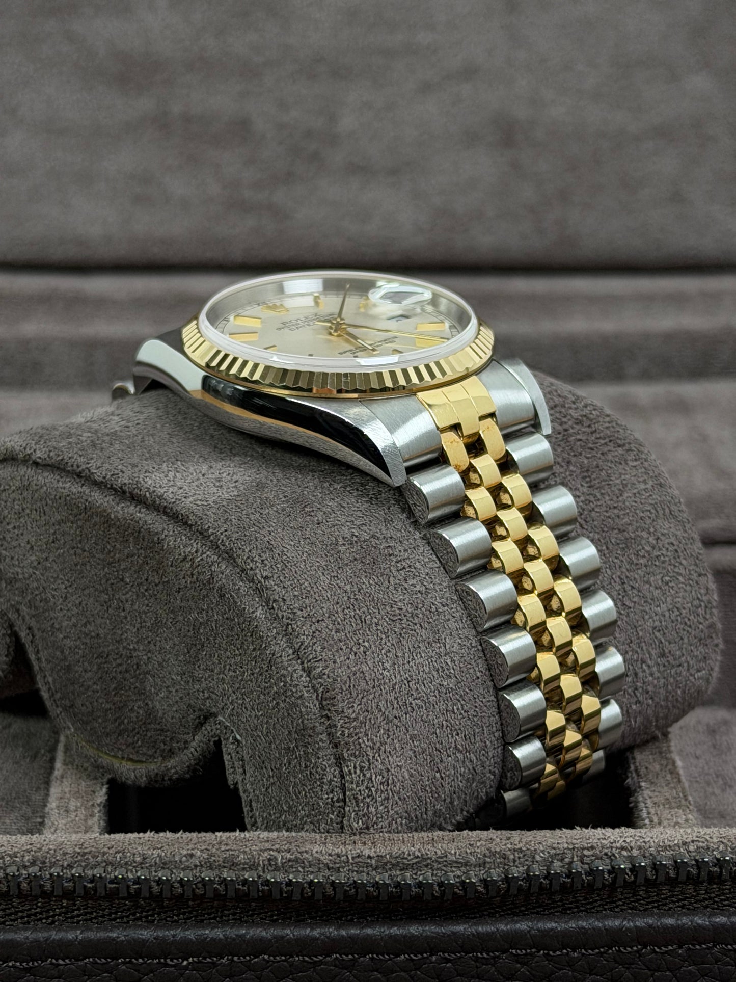 Rolex Datejust 36 Bicolor 16233 Champagner / 2005 / Full Set / Neuwertig