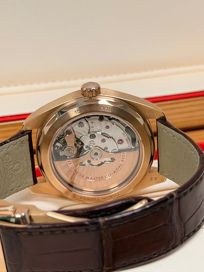 Omega Seamaster Aqua Terra 18K Roségold / 2019 / Full Set / Top Zustand