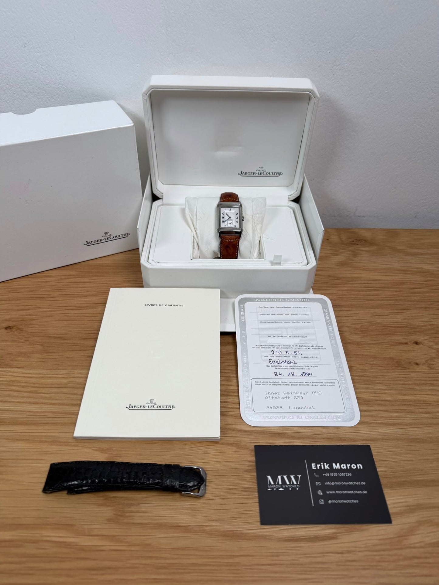 Jaeger LeCoultre Reverso Duoface / 1994 / Full Set / Top Zustand