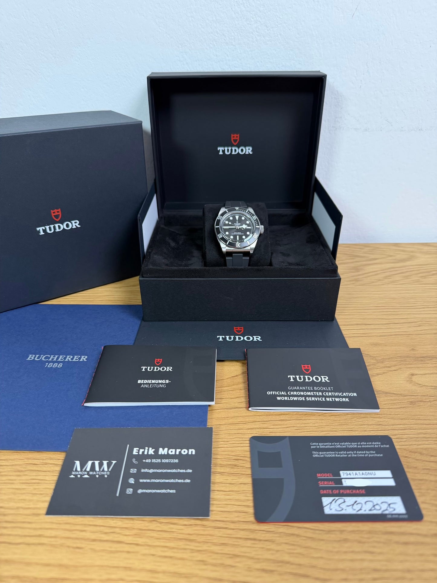 Tudor Black Bay 41 Monochrome / 2025 / Full Set / Neuwertig