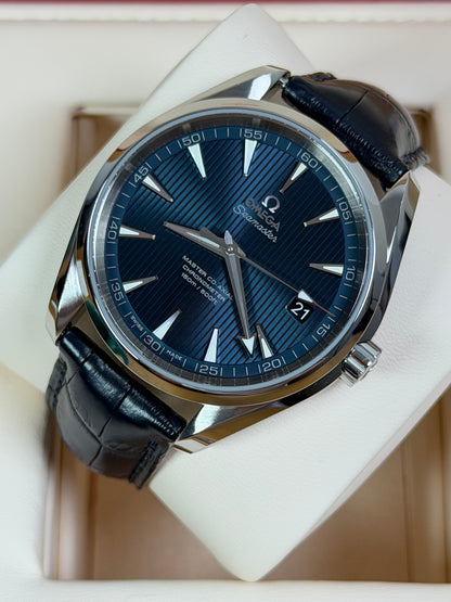 Omega Seamaster Aqua Terra Blau / 2022 / Full Set / Top Zustand