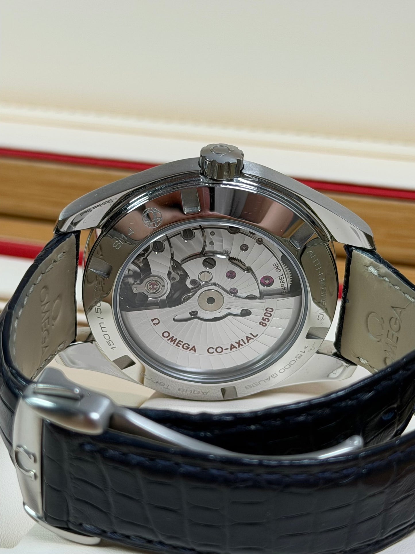 Omega Seamaster Aqua Terra Blau / 2022 / Full Set / Top Zustand