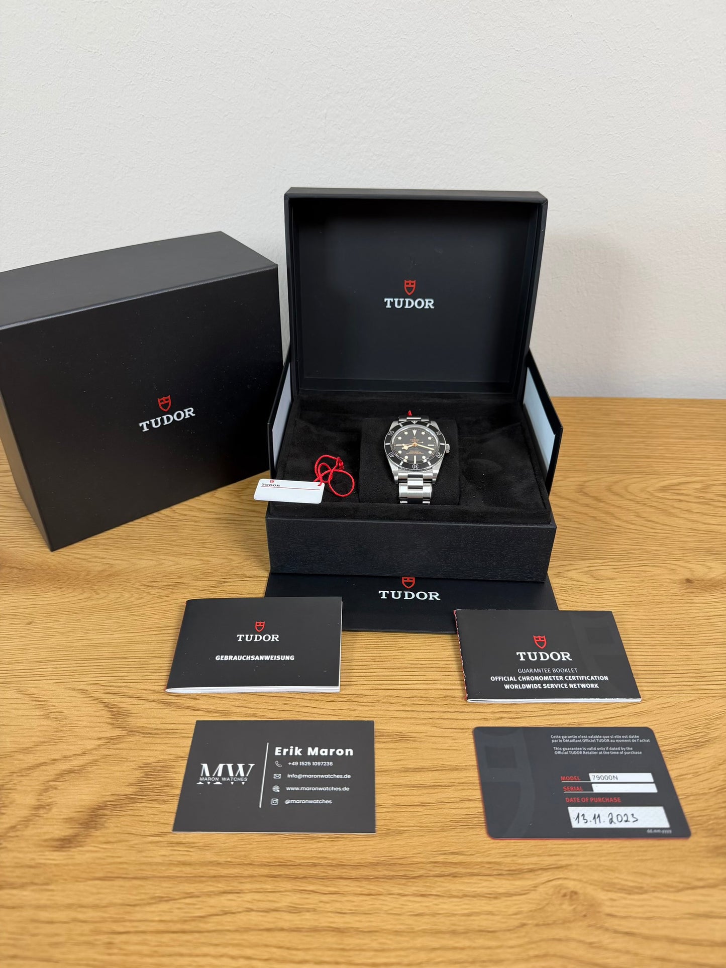 Tudor Black Bay 54 Schwarz / 2023 / Full Set / Top Zustand