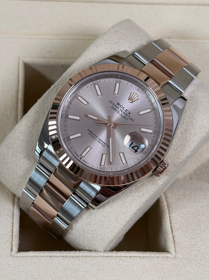 Rolex Datejust 41 126331 Stahl & Roségold / 2021 / Full Set / Top Zustand