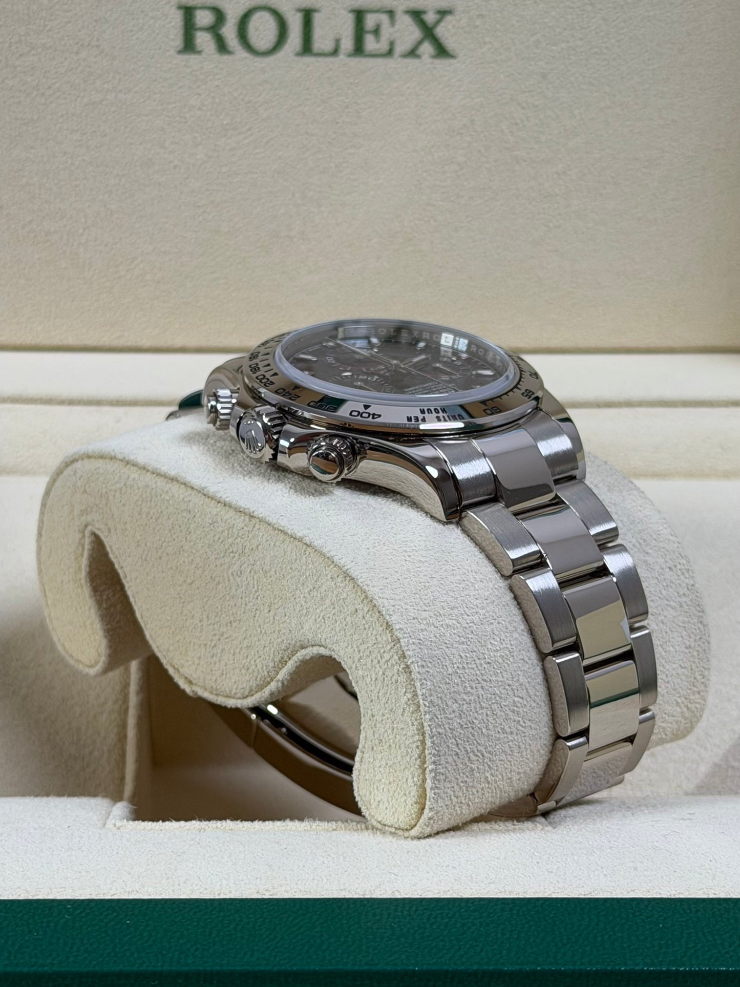 Rolex Daytona 18K Weißgold Blau 116509 / 2022 / Full Set / Neuwertig