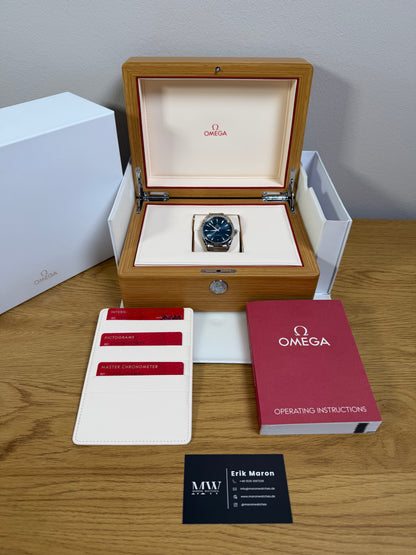 Omega Seamaster Aqua Terra Blau / 2024 / Full Set / Top Zustand