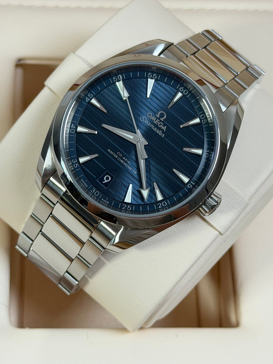 Omega Seamaster Aqua Terra Blau / 2024 / Full Set / Top Zustand