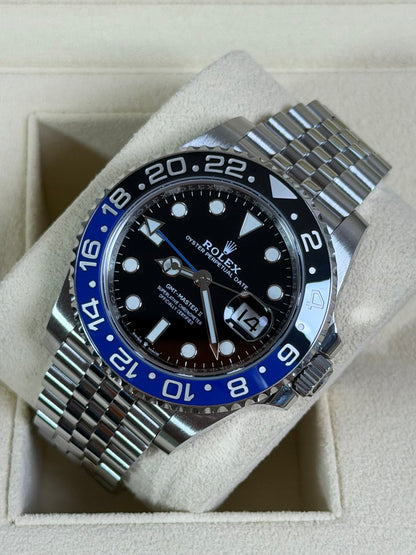 Rolex GMT Master 2 "Batgirl" 126710BLNR / 2022 / Full Set / Top Zustand