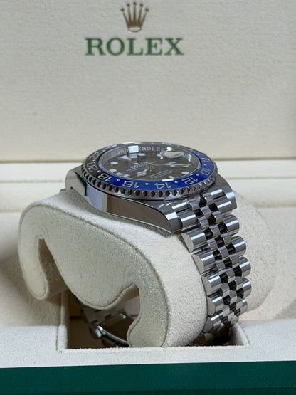 Rolex GMT Master 2 "Batgirl" 126710BLNR / 2022 / Full Set / Top Zustand