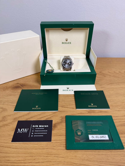 Rolex Datejust 41 126334 Wimbledon / 2022 / Full Set / Top Zustand