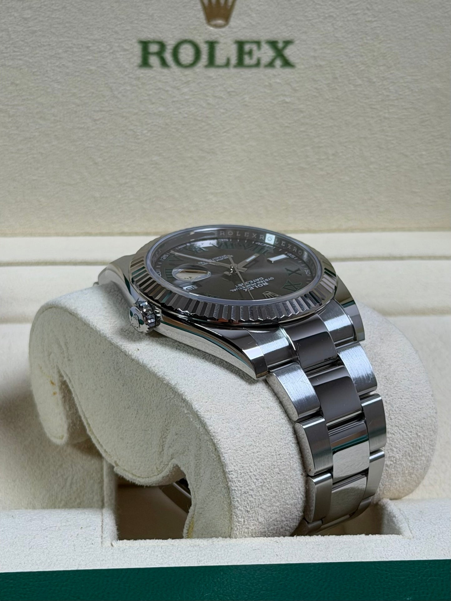 Rolex Datejust 41 126334 Wimbledon / 2022 / Full Set / Top Zustand