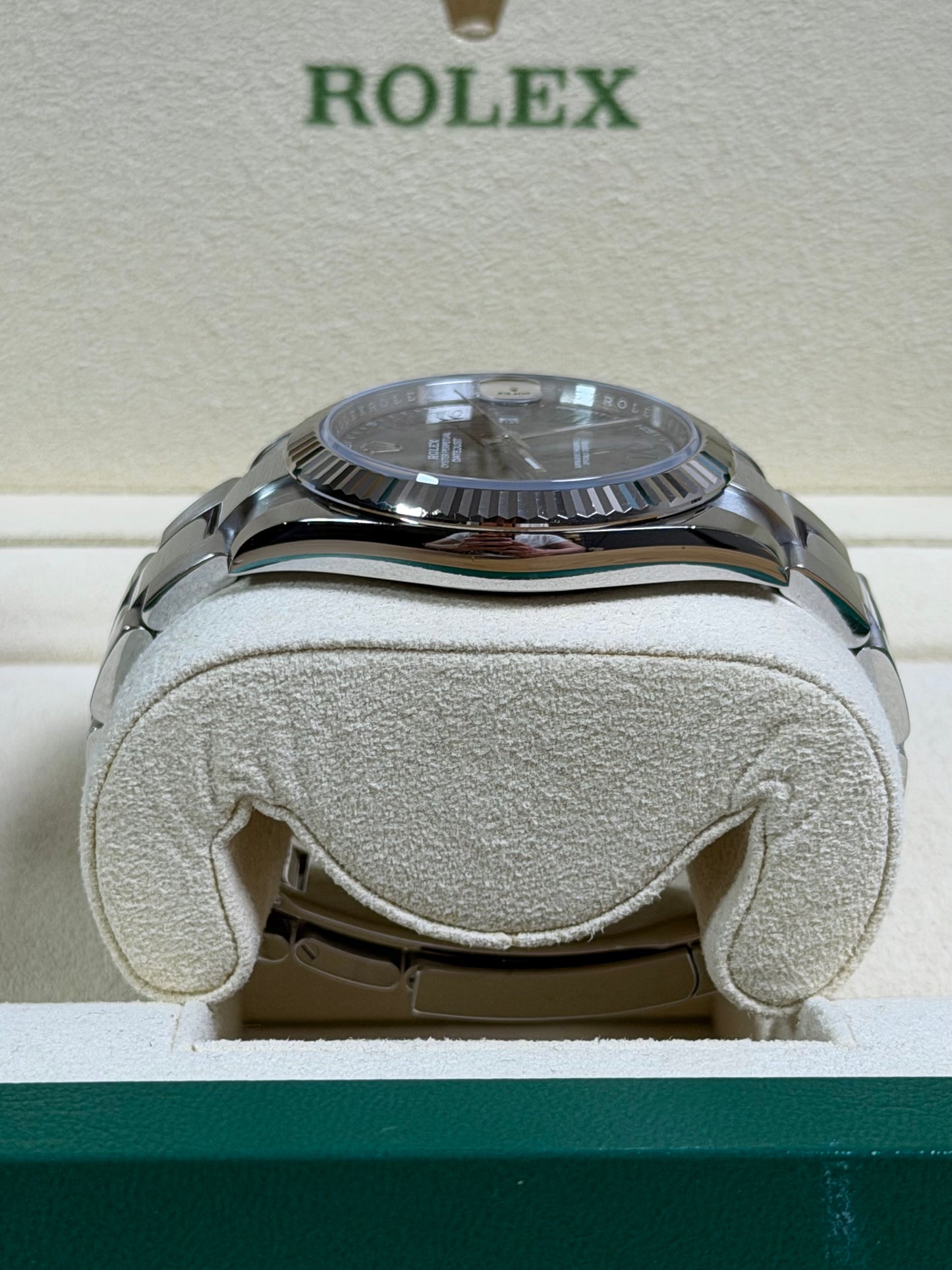 Rolex Datejust 41 126334 Wimbledon / 2022 / Full Set / Top Zustand