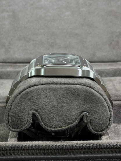 Cartier Santos Large Weiß WSSA0030 / 2022 / Full Set / Top Zustand
