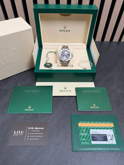 Rolex Yachtmaster 40 Rhodium / 2018 / Full Set / Top Zustand
