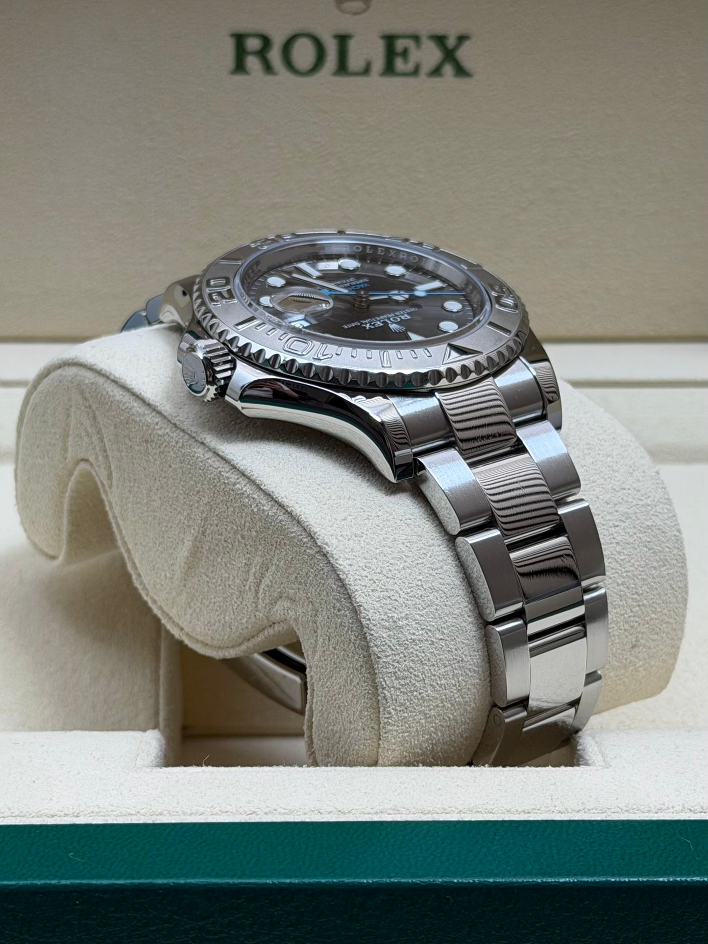 Rolex Yachtmaster 40 Rhodium / 2018 / Full Set / Top Zustand