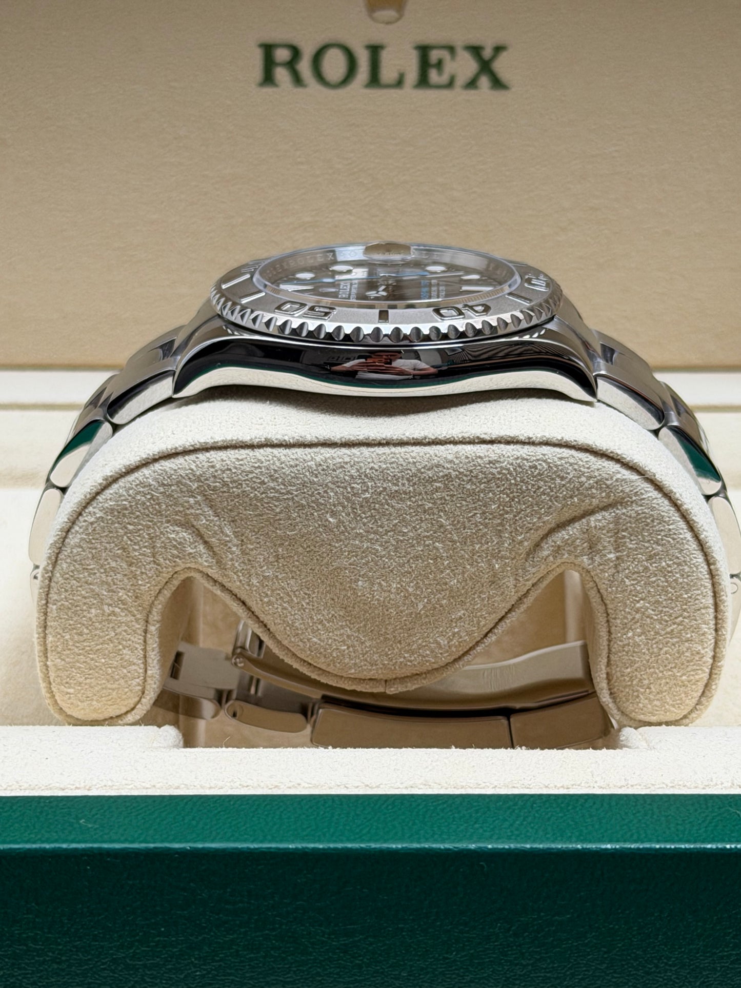 Rolex Yachtmaster 40 Rhodium / 2018 / Full Set / Top Zustand