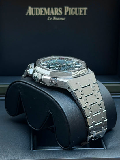 Audemars Piguet Royal Oak Chronograph Grün / 2024 / Full Set / Sehr gut