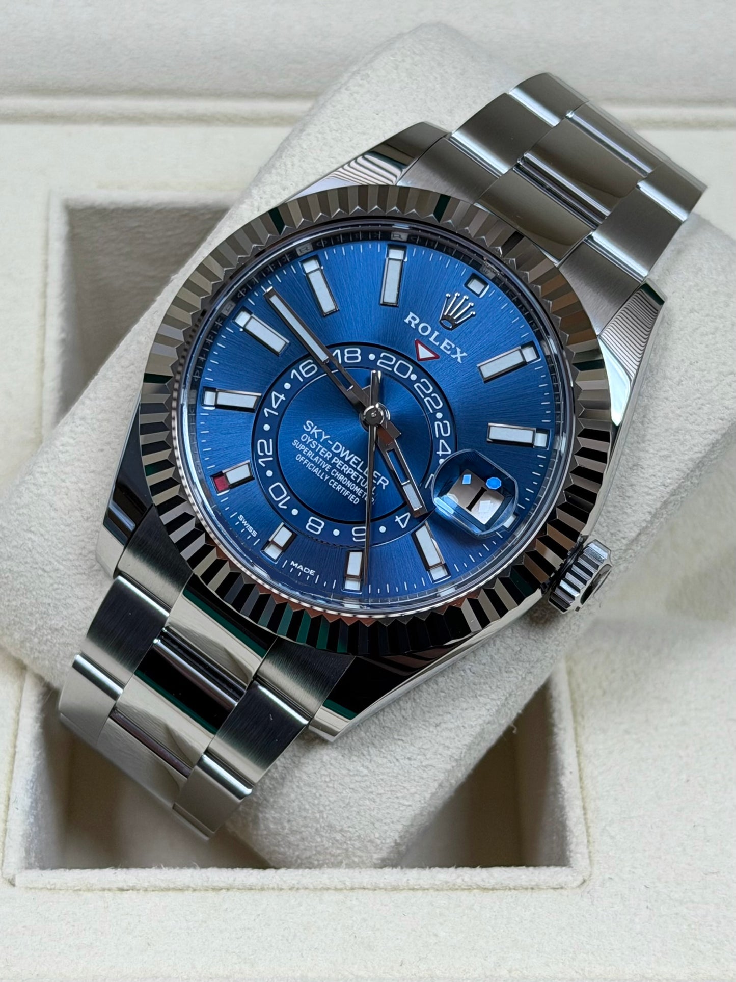 Rolex Sky-Dweller Blau 326934 / 2021 / Full Set / Top Zustand