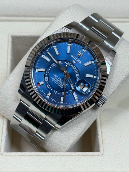 Rolex Sky-Dweller Blau 326934 / 2021 / Full Set / Top Zustand