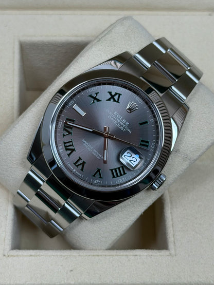 Rolex Datejust 41 126300 Wimbledon / 2019 / Full Set / Neuwertig