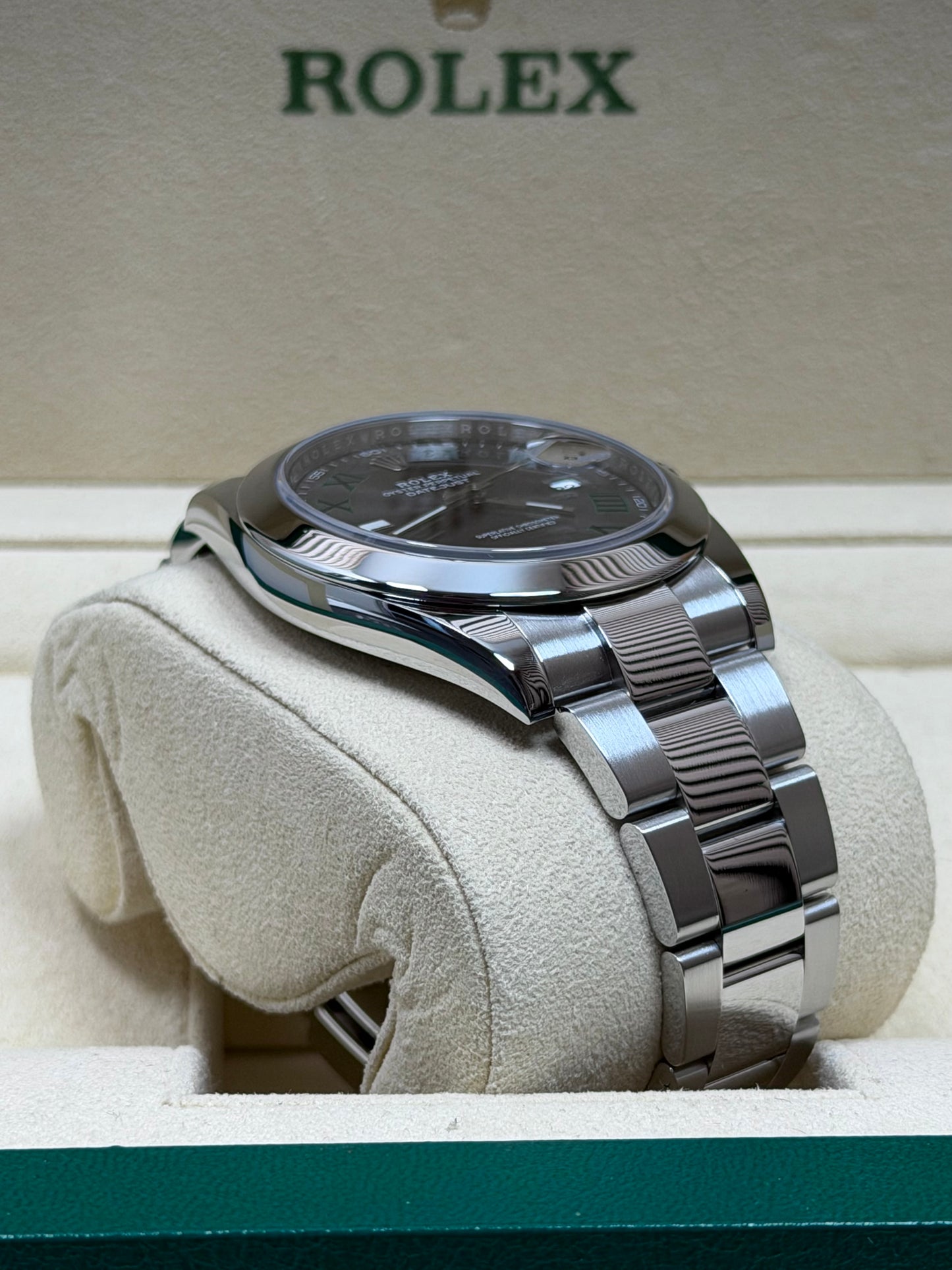 Rolex Datejust 41 126300 Wimbledon / 2019 / Full Set / Neuwertig