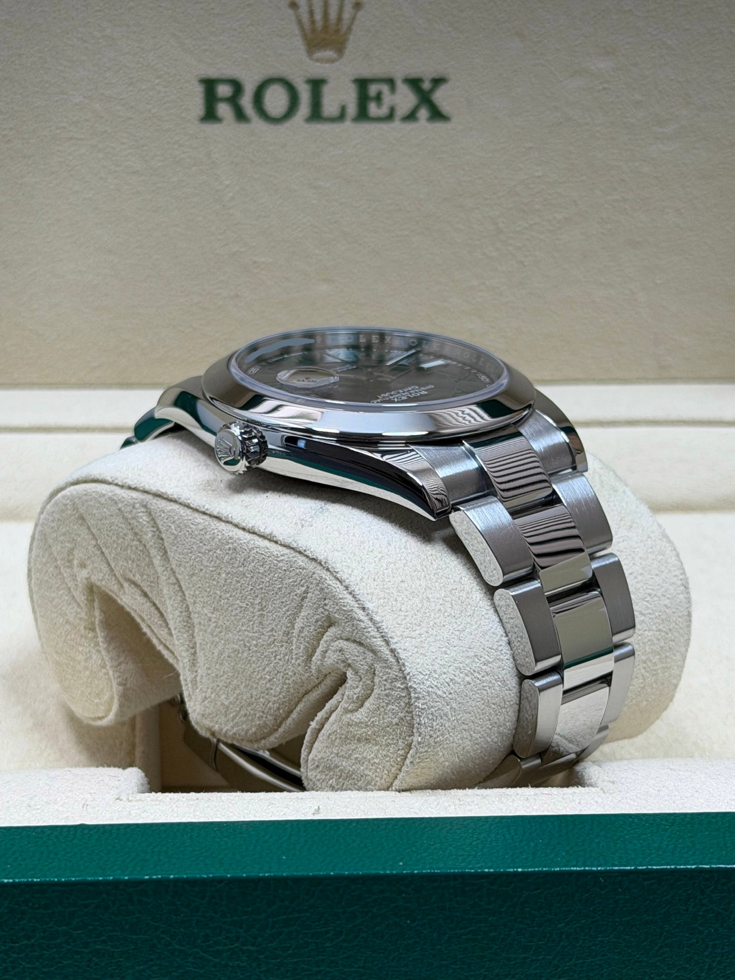 Rolex Datejust 41 126300 Wimbledon / 2019 / Full Set / Neuwertig