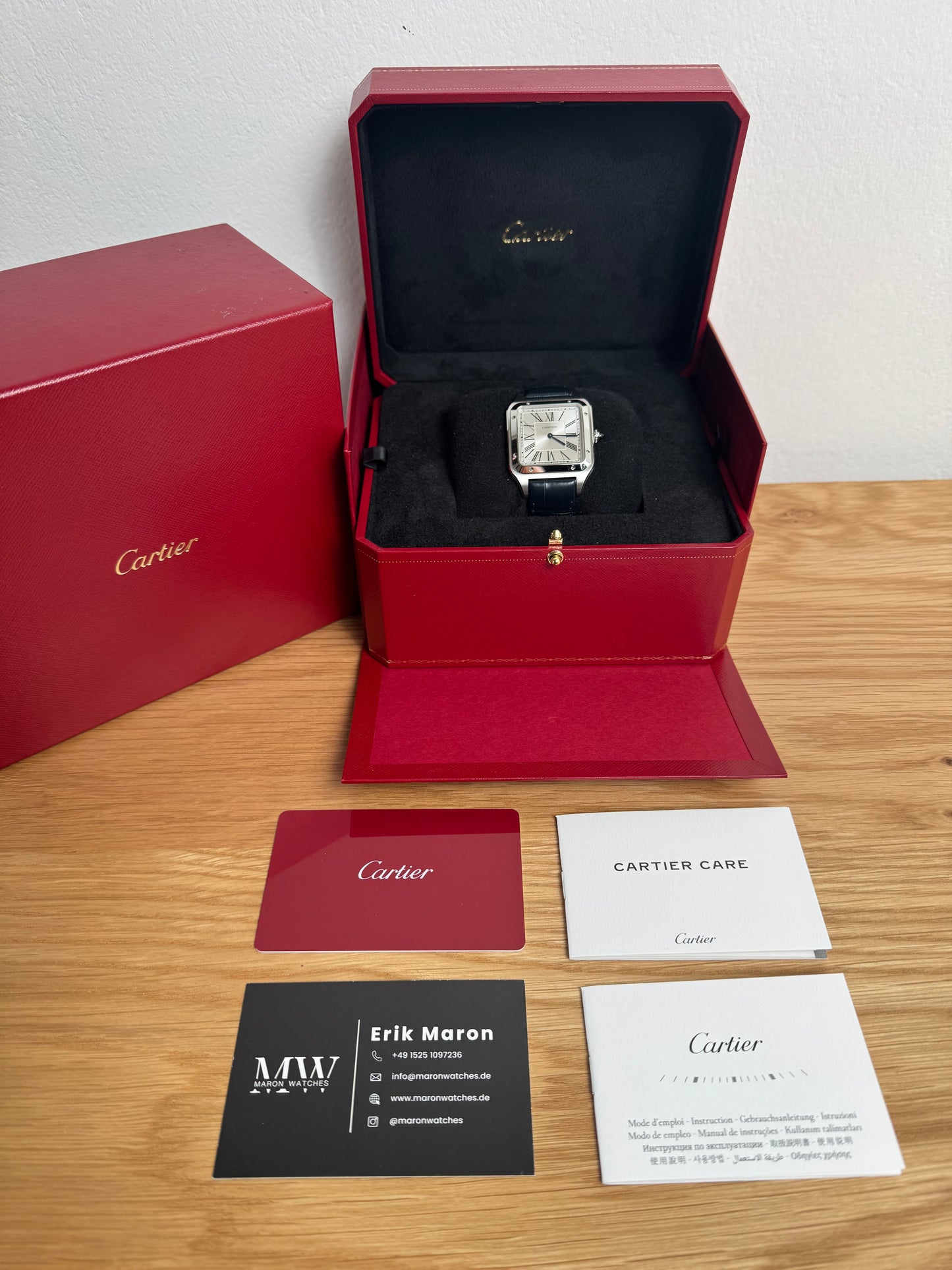 Cartier Santos Dumont XL WSSA0032 / 2022 / Full Set / Top Zustand