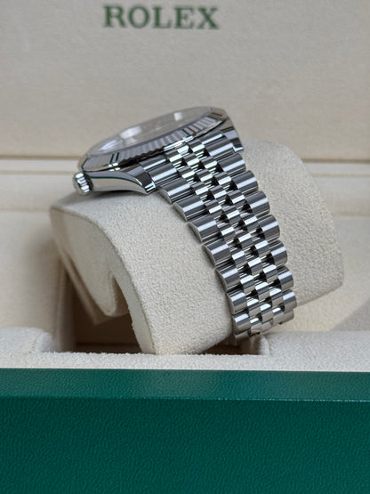 Rolex Datejust 41 126334 Rhodium / 2024 / Full Set / Ungetragen