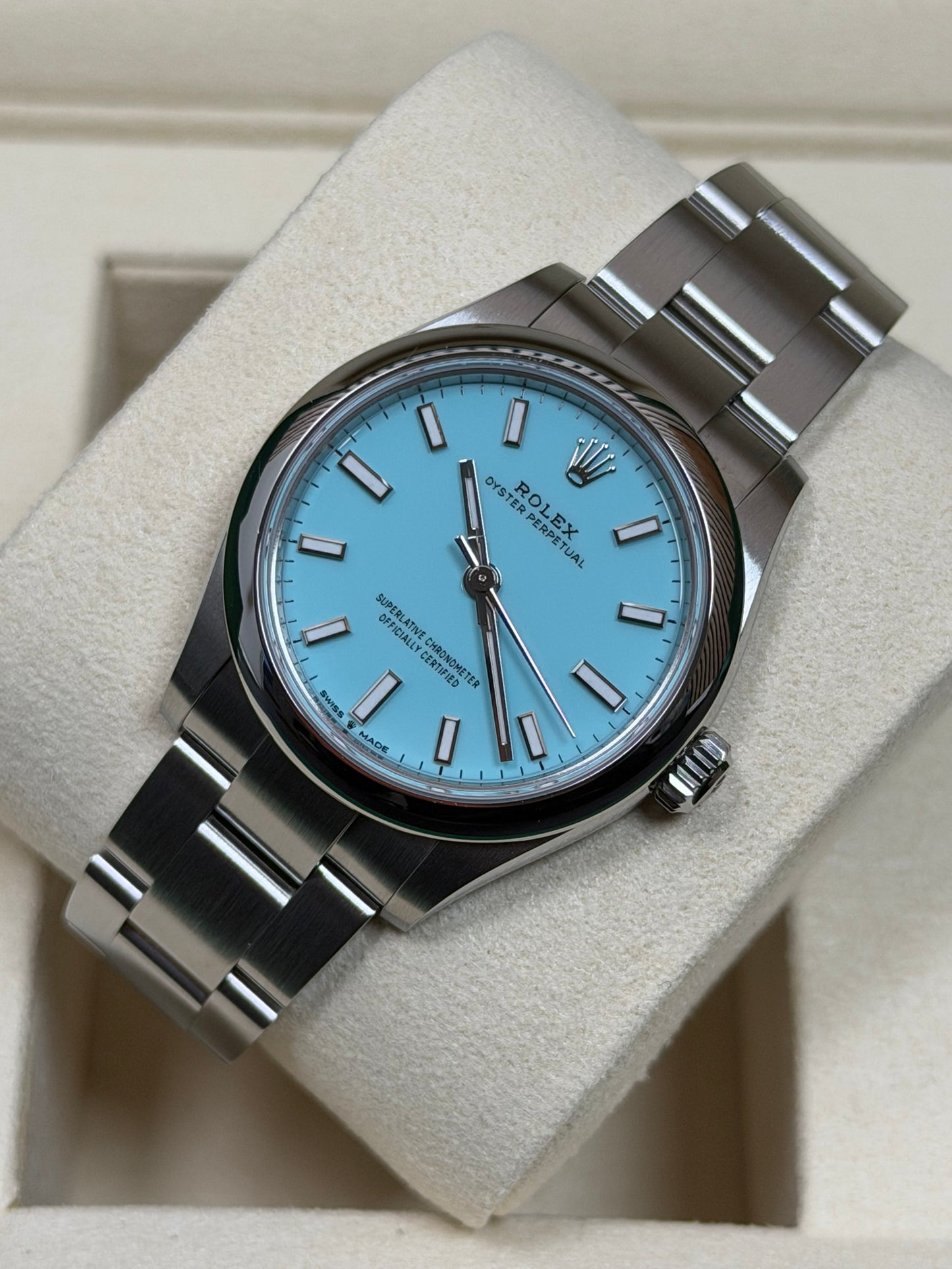 Rolex Oyster Perpetual 31 "Tiffany" 277200 / 2025 / Full Set / Neuwertig
