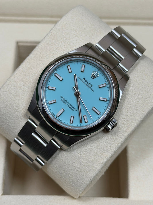 Rolex Oyster Perpetual 31 "Tiffany" 277200 / 2025 / Full Set / Neuwertig