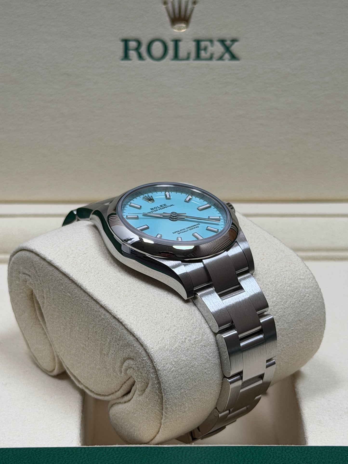 Rolex Oyster Perpetual 31 "Tiffany" 277200 / 2025 / Full Set / Neuwertig