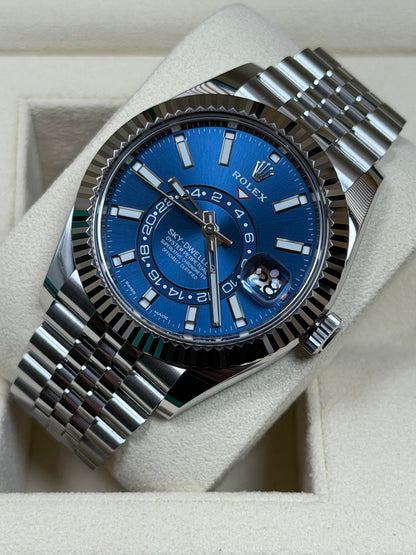 Rolex Sky-Dweller Blau 326934 / 2022 / Full Set / Top Zustand