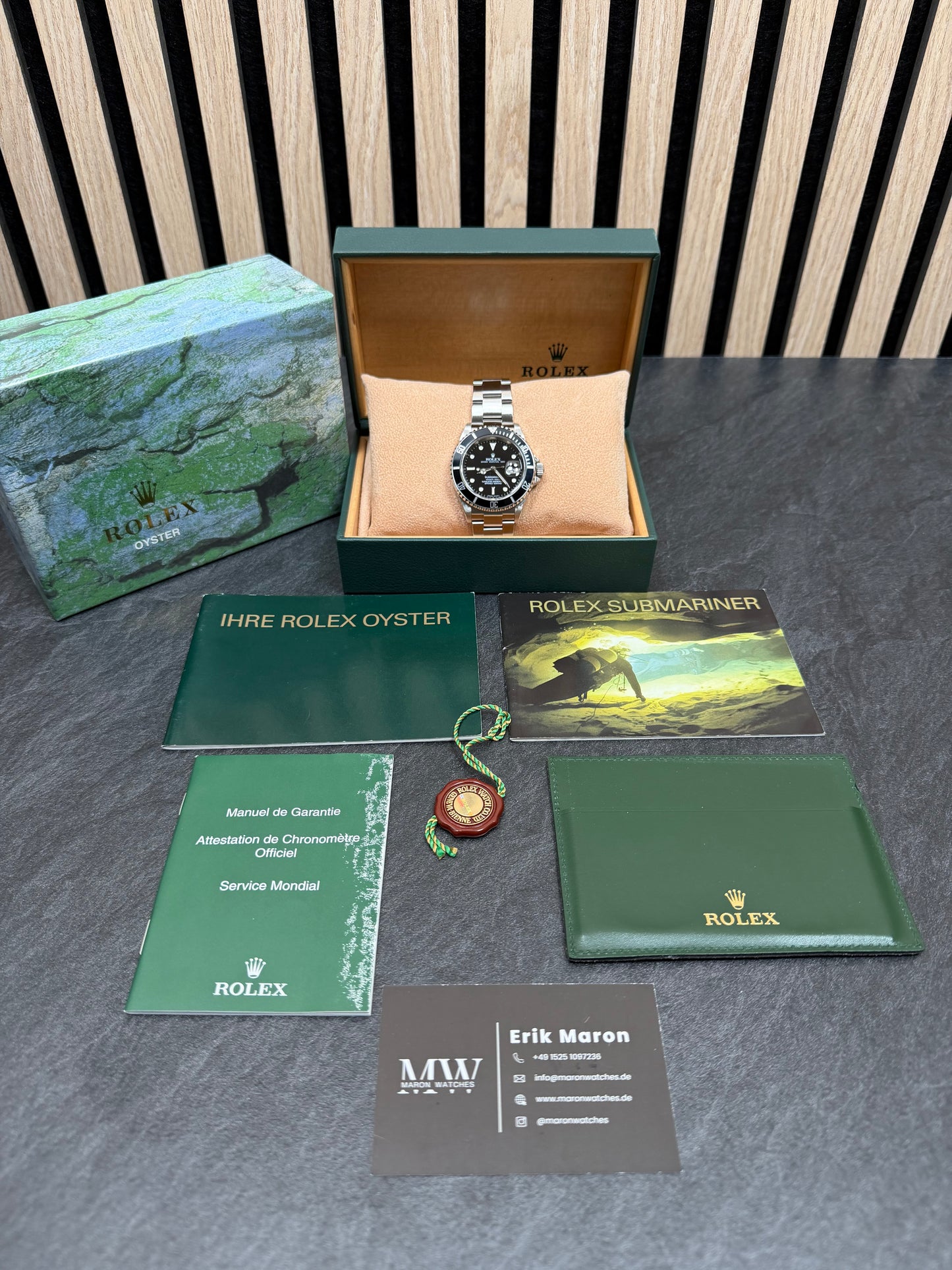 Rolex Submariner Date 16610 M-Serie No Holes / 2007 / Box & Uhr / Top Zustand