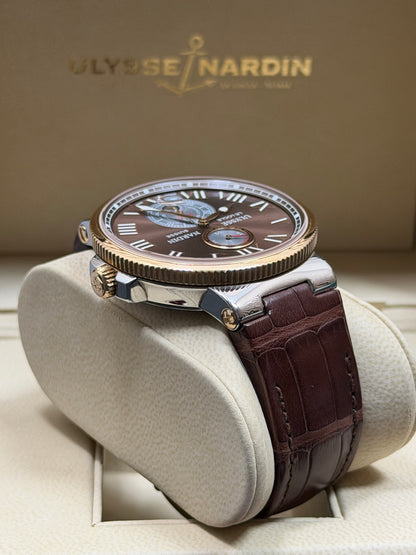 Ulysse Nardin Marine Chronometer Braun / 2012 / Full Set / Top Zustand
