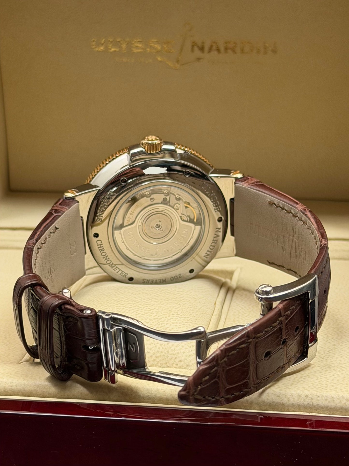 Ulysse Nardin Marine Chronometer Braun / 2012 / Full Set / Top Zustand