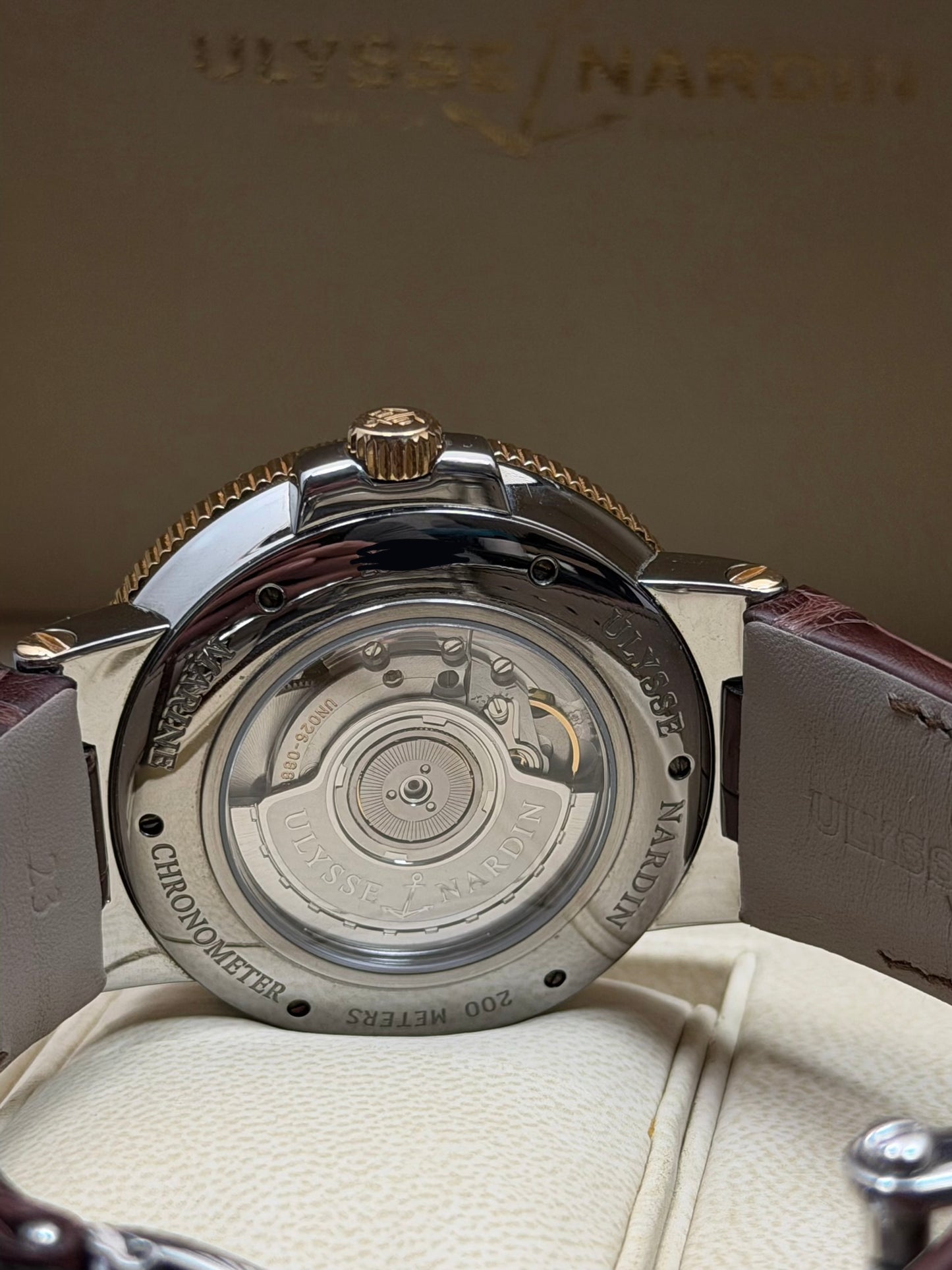 Ulysse Nardin Marine Chronometer Braun / 2012 / Full Set / Top Zustand