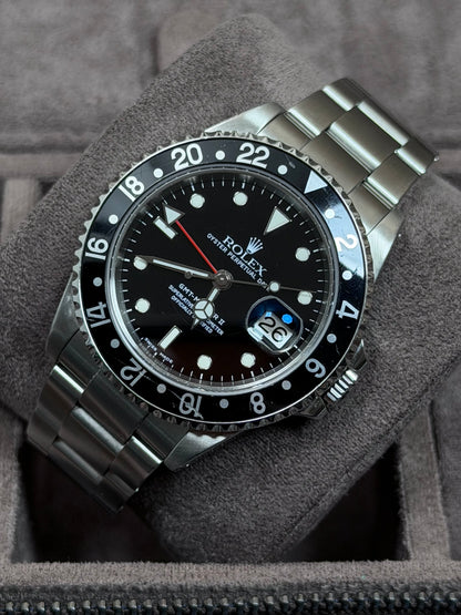 Rolex GMT Master II 16710 K-Serie / 2001 / Box & Uhr / Sehr gut