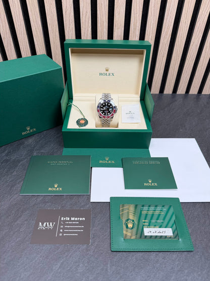 Rolex GMT Master 2 "Pepsi" 126710BLRO / 2025 / Full Set / Neuwertig