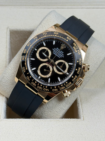 Rolex Daytona Oysterflex Gelbgold 126518LN / 2025 / Full Set / Top Zustand