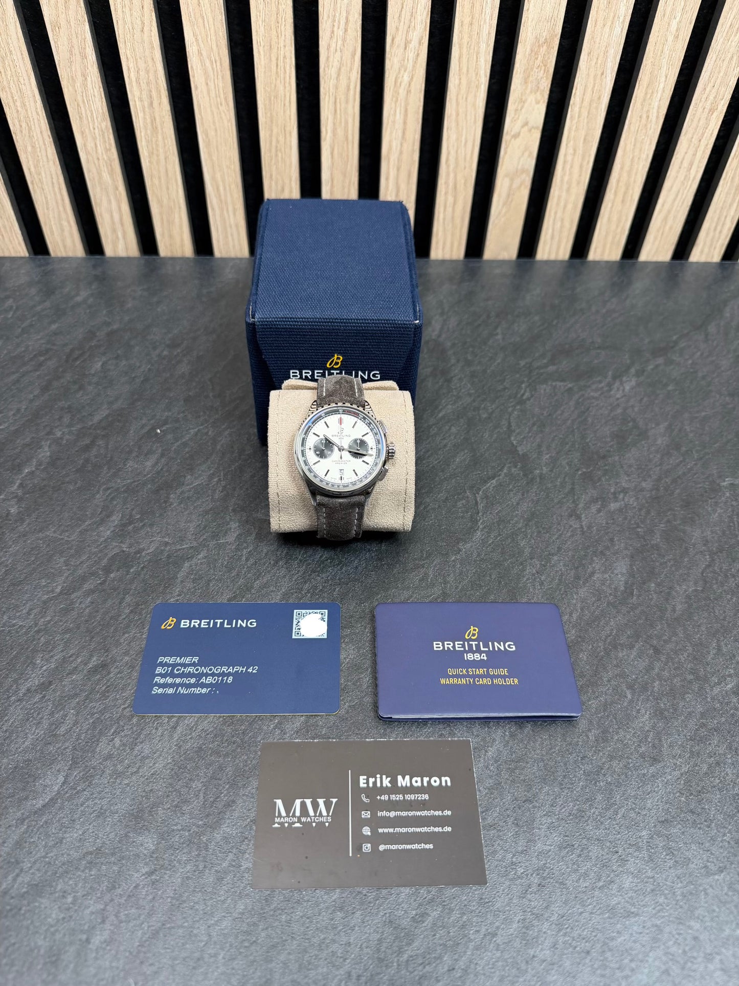 Breitling Premier B01 Panda / 2024 / Full Set / Top Zustand
