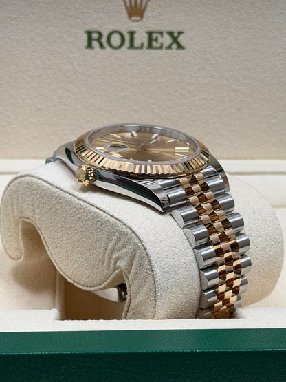 Rolex Datejust 41 126333 Gold-Zifferblatt / 2021 / Full Set / Top Zustand