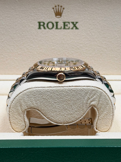 Rolex Datejust 41 126333 Gold-Zifferblatt / 2021 / Full Set / Top Zustand