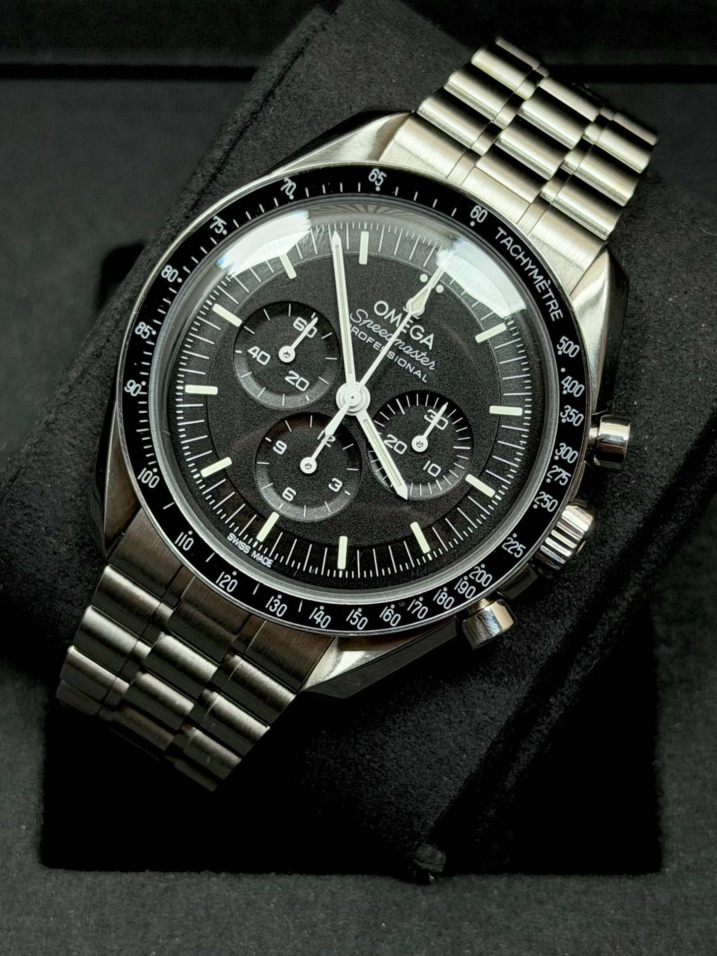 Omega Speedmaster Moonwatch Hesalit / 2022 / Full Set / Top Zustand