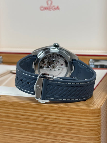 Omega Seamaster Aqua Terra 150 M Blau / 2024 / Full Set / Top Zustand