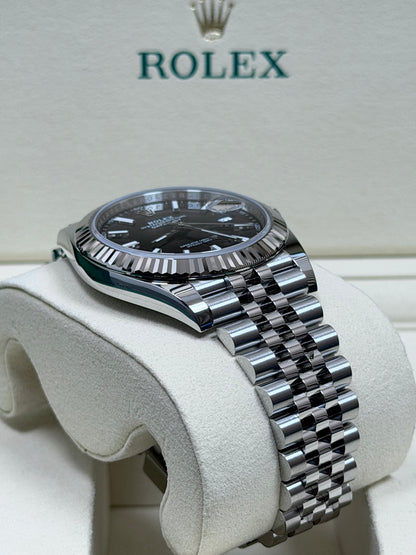 Rolex Datejust 41 126334 Schwarz / 2025 / Full Set / Ungetragen