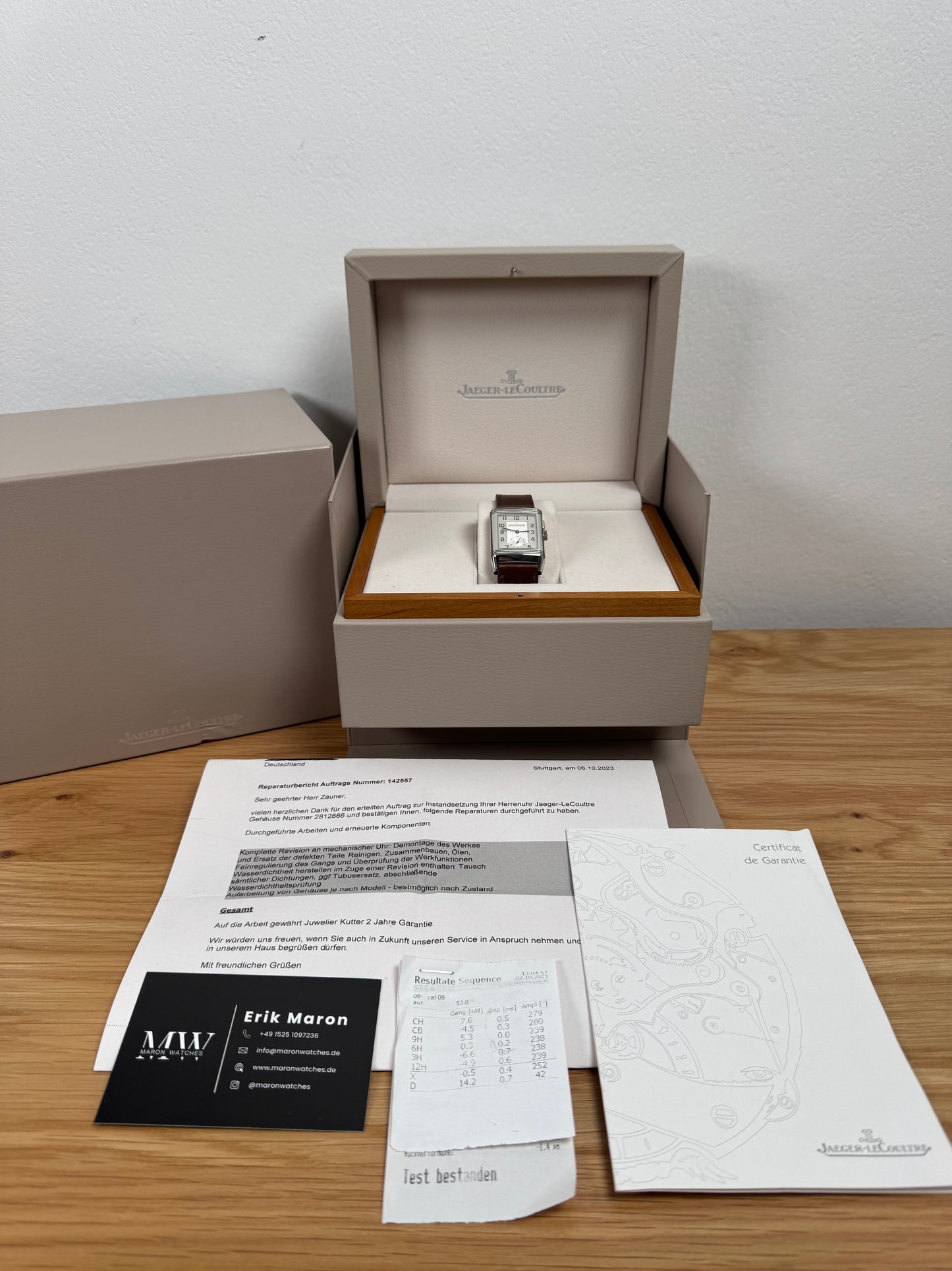 Jaeger LeCoultre Reverso Duoface Day&Night 272.8.54 / 2009 / Full Set / Inkl. Revision 10/2023