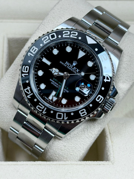 Rolex GMT Master 2 116710LN / 2016 / Full Set / Sehr gut